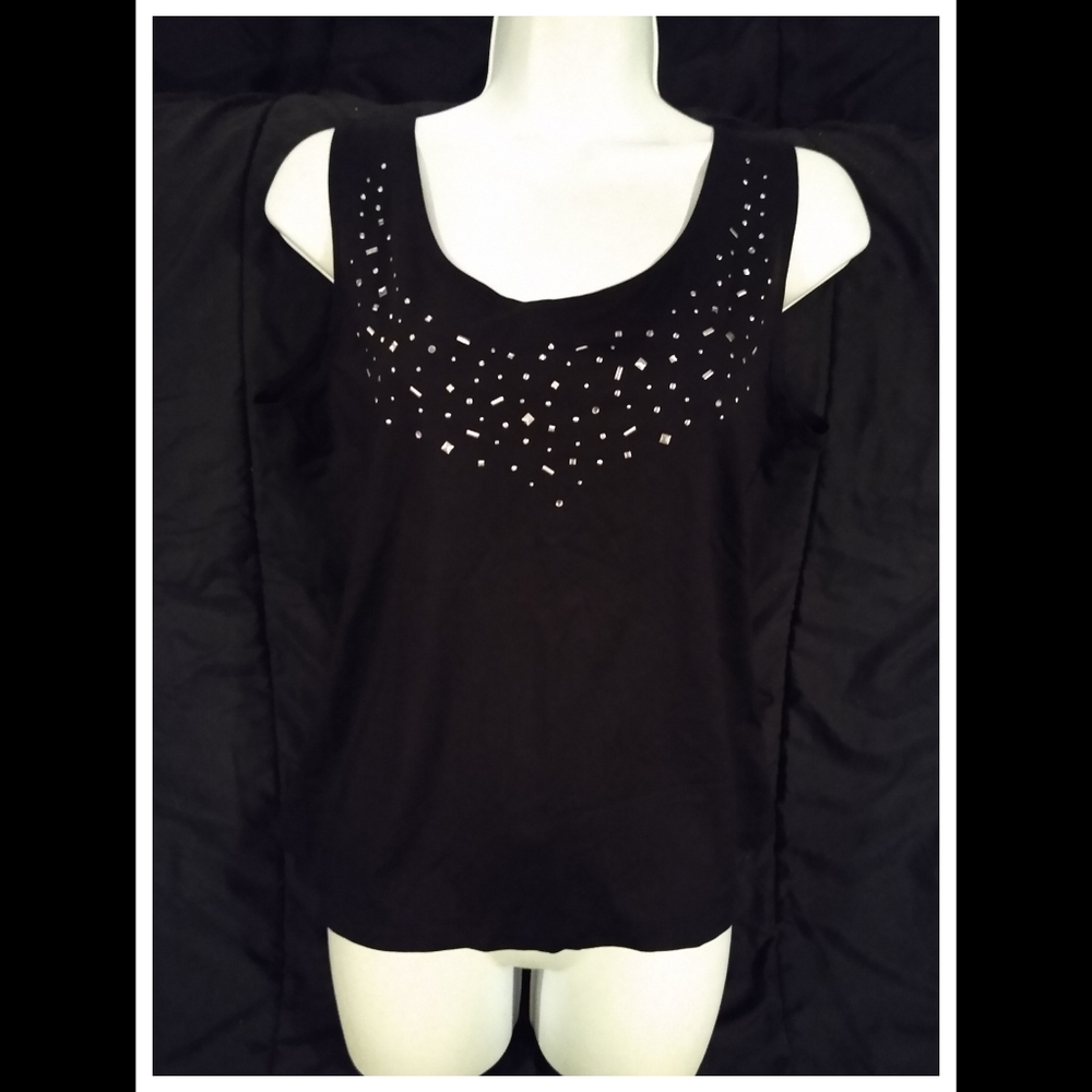 NWOT CHICO'S Embellished Tank Top